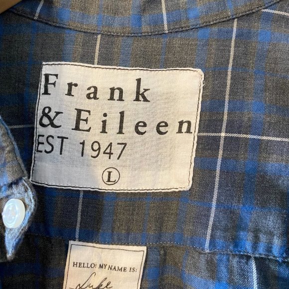 Frank and Eileen mens button down Large - Picture 3 of 4